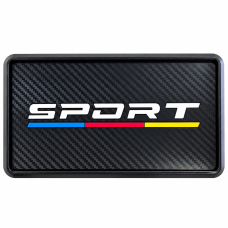 Антислип подложка PG609, черен - карбон с надпис „SPORT“
