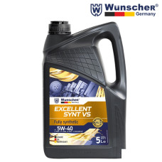Масло Wunscher EXCELLENT SYNS VS 5W/40 - 5л. Масло Wunscher EXCELLENT SYNS VS 5W/40 - 5л.