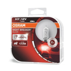 Халогенни крушки Osram Night Breaker Silver H7 комплект 2 броя Халогенни крушки Osram Night Breaker Silver H7 комплект 2 броя