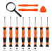 Отвертки и лупа комплект 12 бр.