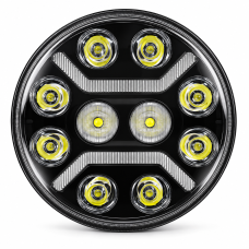 Халоген диоден 50W - 6168, кръгъл LED Халоген диоден 50W - 6168, кръгъл LED