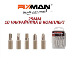 Накрайник за отвертка 25mm 10бр / к-т Накрайник за отвертка 25mm 10бр / к-т