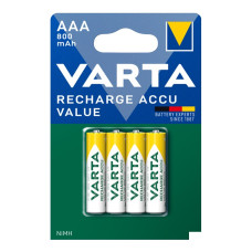 Алкална Батерия VARTA VALUE Accu AAA mAh Алкална Батерия VARTA VALUE Accu AAA mAh
