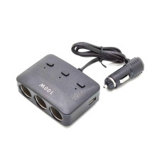 Разклонител за запалка 3-ка + 2 USB Разклонител за запалка 3-ка + 2 USB