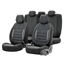 Тапицерия за седалки Otom Sport Plus PLS101 черно сиво Тапицерия за седалки Otom Sport Plus PLS101 черно сиво
