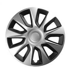 Тасове за джанти 13 инча Versaco Stratos Silver и Black Тасове за джанти 13 инча Versaco Stratos Silver и Black