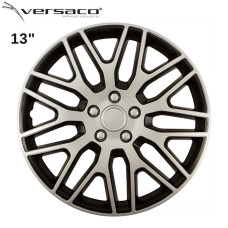 Тасове за джанти 13 инча Versaco Dakar Silver и Черен Тасове за джанти 13 инча Versaco Dakar Silver и Черен