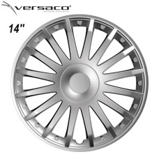 Тасове за джанти 14 инча Versaco Crystal Silver Тасове за джанти 14 инча Versaco Crystal Silver