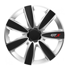 Тасове за джанти 13 инча Versaco Carbon GTX - Черно/Сребристо Тасове за джанти 13 инча Versaco Carbon GTX - Черно/Сребристо